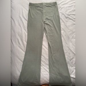 H&M Ribbed Flared Pants